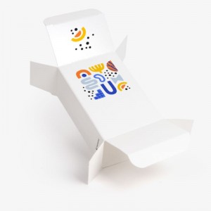 Caixa de presente abstrato vibrante