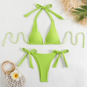Novo 2025 europeu e americano-Estilo Bikinis de comércio exterior. Três-Peçanovos fatos de banho para mulheres, disponíveis em várias cores. Dois-Roupa de banho de peça com um design sexy QT25017 Preço:$79.99