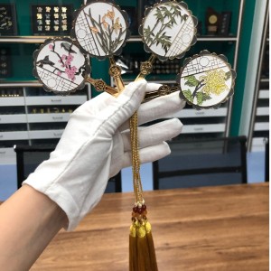 Fã-marcador em forma