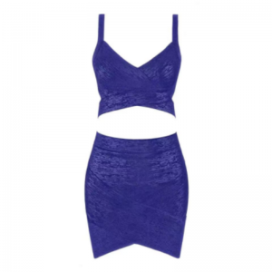 Camisola de malha estampada de ouro de verão, conjunto de saia de chapas de quadril