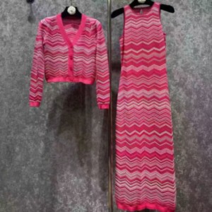 Cardigã intercolor de manga longa de malha de malhano verão, V, V-Vestido listrado de malha longa sem mangas do pescoço