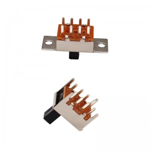 interruptor de deslizamento SS23H25 Brinquedos, aparelhos elétricos, fones de ouvido, equipamentos de áudio, interruptor deslizante, alta corrente, interruptor de slide vertical