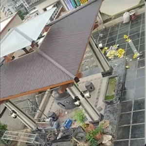 Painéis de alumínio para o teto da grande parede-design em forma de propriedades de isolamento de calor