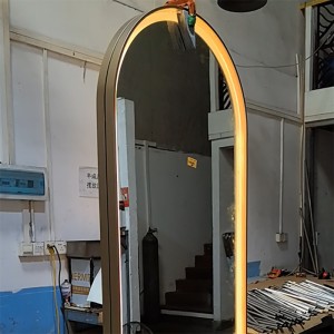 Lâmpada integrada de aço inoxidável zotye e espelho inteligente de aço inoxidável eletroplado personalizável