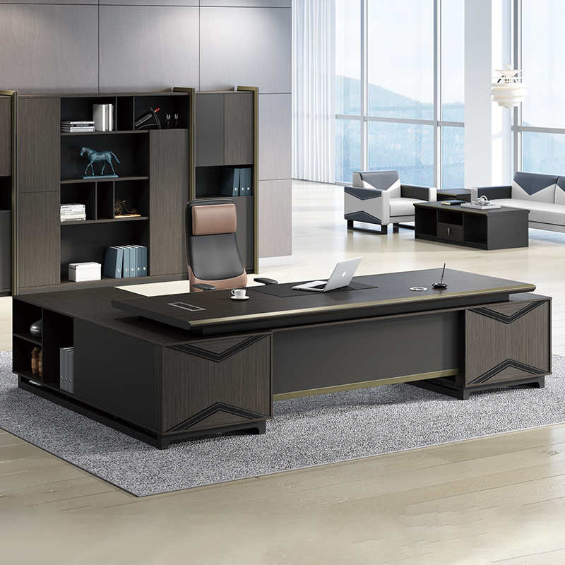 Modelo dbt002 mesa executiva moderna, mesa de supervisor de gerente de móveis de escritório,novo estilo chinês, mesa de chefe de móveis de escritório de luxo