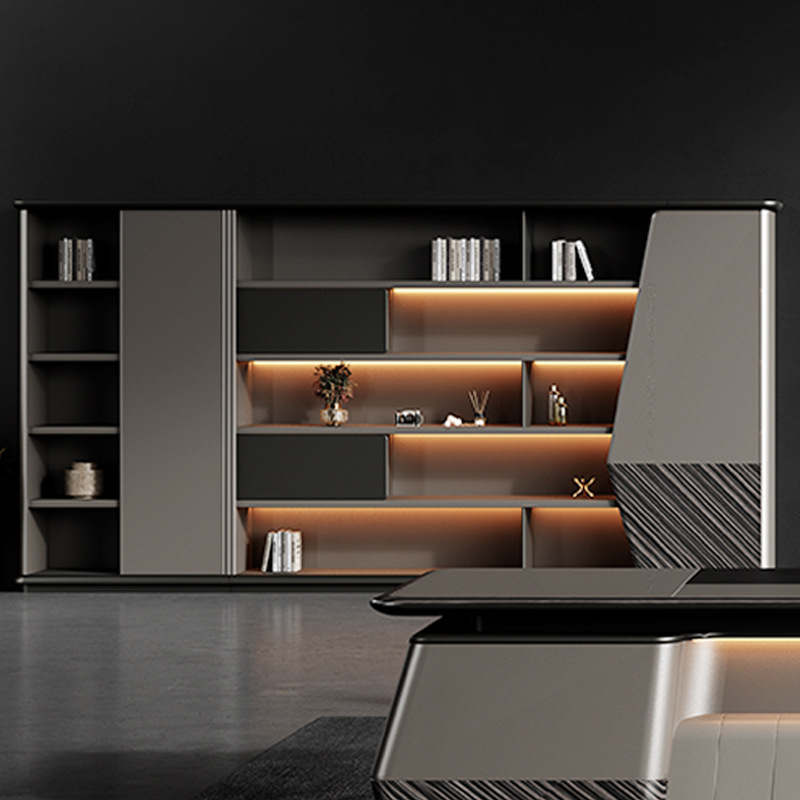 Painel Luxo Modelo DBT006-estilo Gerente Mesa Executiva Única, Presidente\Grande mesa de escritório com conjunto de cadeiras, mesa Boss