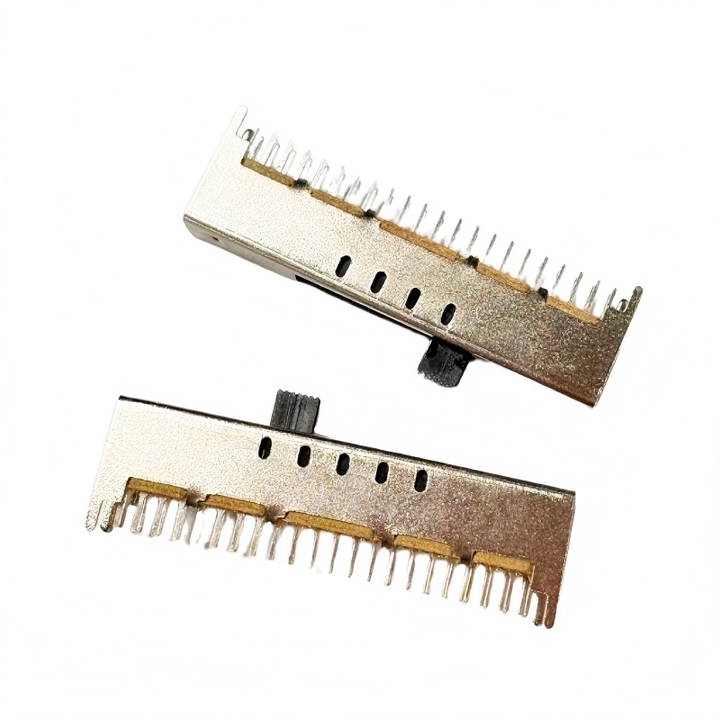 Interruptor deslizante SS-49D01 Vertical-Montado 9-Posição Dupla-Pólo Duplo-Interruptor de alimentação miniatura de linha para brinquedos