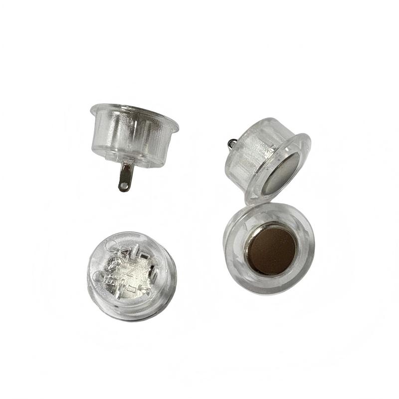 Interruptor de tato (sem luz) 12mm embutido para guarda-roupas e armários; toque 5V-luz LED regulável controlada com sensor de movimento