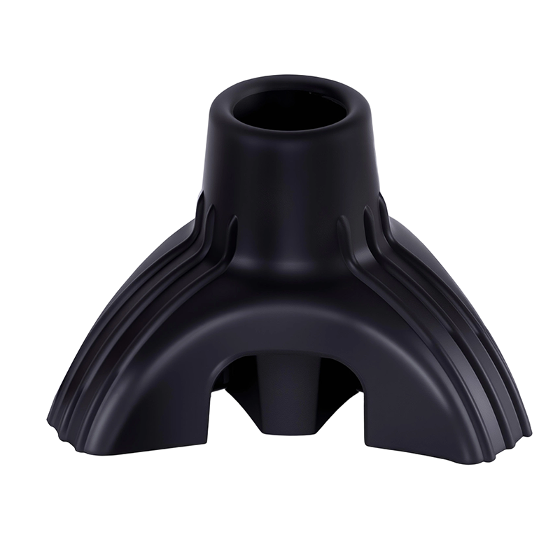 Pé de cana de borracha de três pinos